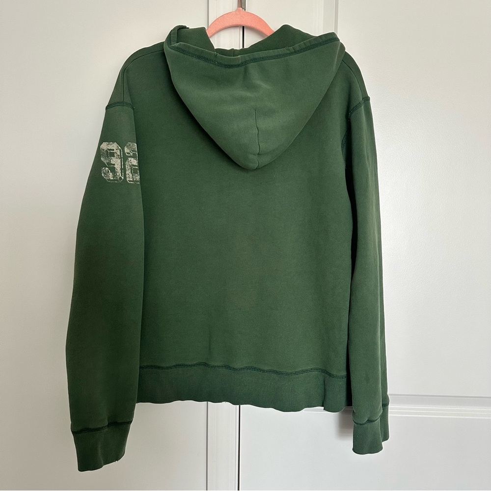 Vintage Abercrombie & Fitch Green Hoodie - Picture 2 of 4